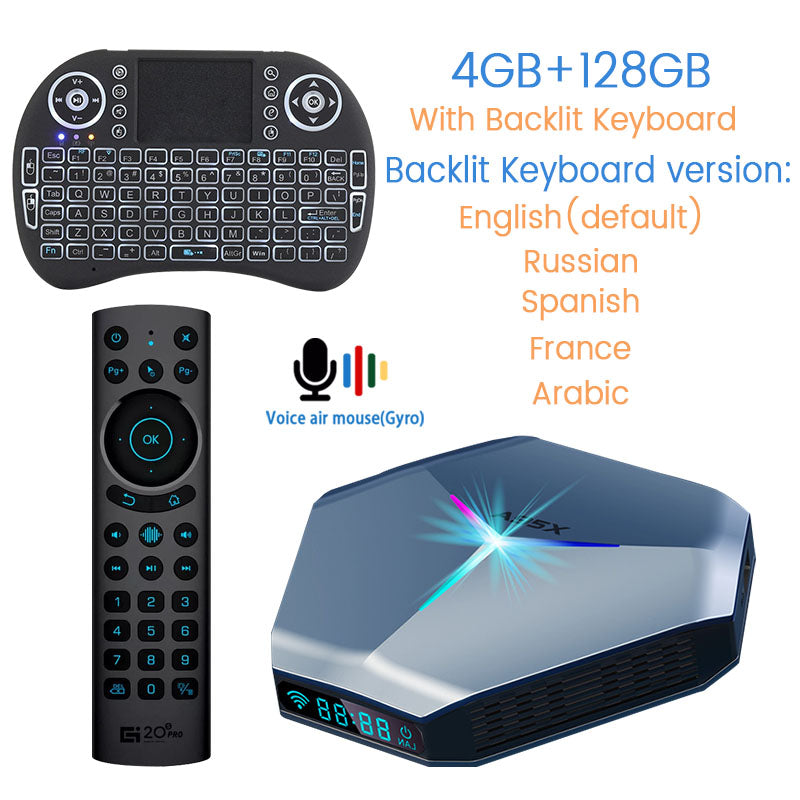 vip-X96 Android TV Box – 4K Smart Media Player with WiFi, HDMI & App Support